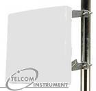 ANTENNA WIFI A PANNELLO PER RETE WLAN WIRELESS INTERNET PER TRASMETTERE ADSL 2,4 GHZ DA ESTERNO CON CUSTODIA PLASTICA STAGNA +18DB