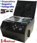 SCANNER USB PER CONVERTIRE NEGATIVI, DIAPOSITIVE E PELLICOLE 35MM IN IMMAGINE DIGITALE JPEG CON USCITA TV