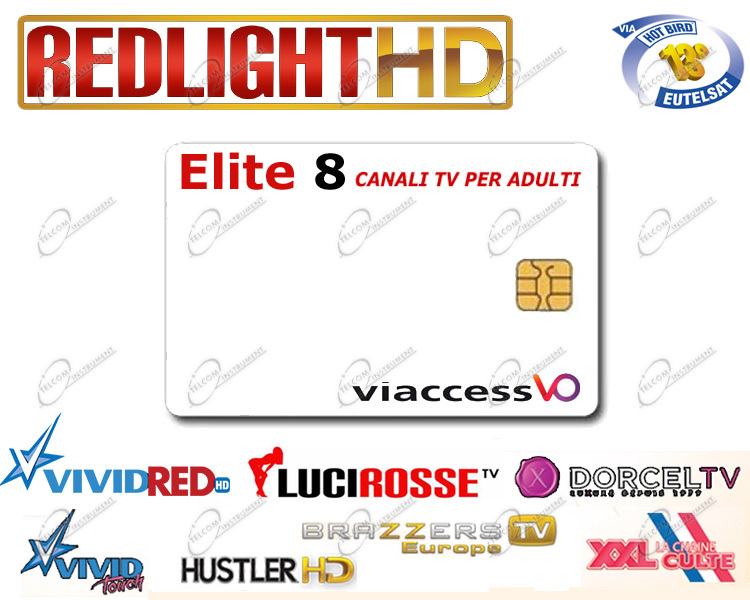 VIACCESS REDLIGHT Elite 8 Stars - Abbonamento 12 Mesi Per Canali Adulti - Foto 2