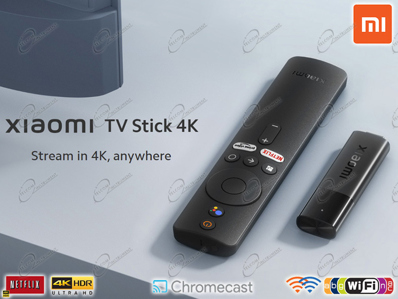 XIAOMI ANDROID TV STICK 4K WIFI: FIRESTICK UHD CHROMECAST WIRELESS PER YOUTUBE NETFLIX E PRIMEVIDEO