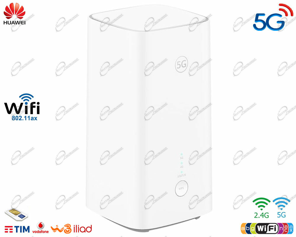 Router WiFi 6 5G con Slot per Schede SIM, Router di Rete Dual Band 4G 5G, 8  Antenne Ad Alto Guadagno Router WiFi Portatile 5G, Router Internet