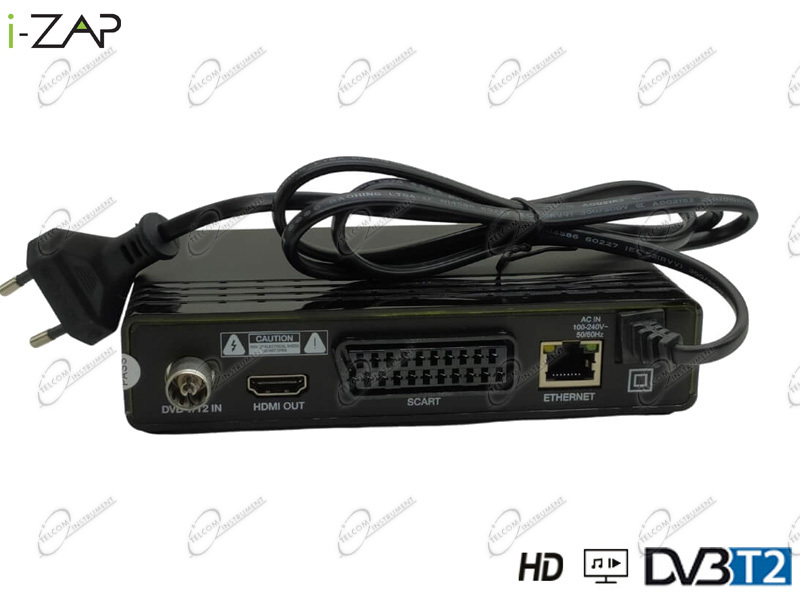 DECODER DVB-T2 NUOVO DIGITALE TERRESTRE HD: I-ZAP T366 SUPPORTA MEDIAPLAYER HEVC PER SWITCH OFF