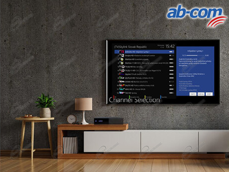 Decoder ab-com pulse 4k con tuner satellitare dvb-s2x multistream, lettore  smartcard, slot cam per tivusat 4k - abcom-pulse-4k-mini 