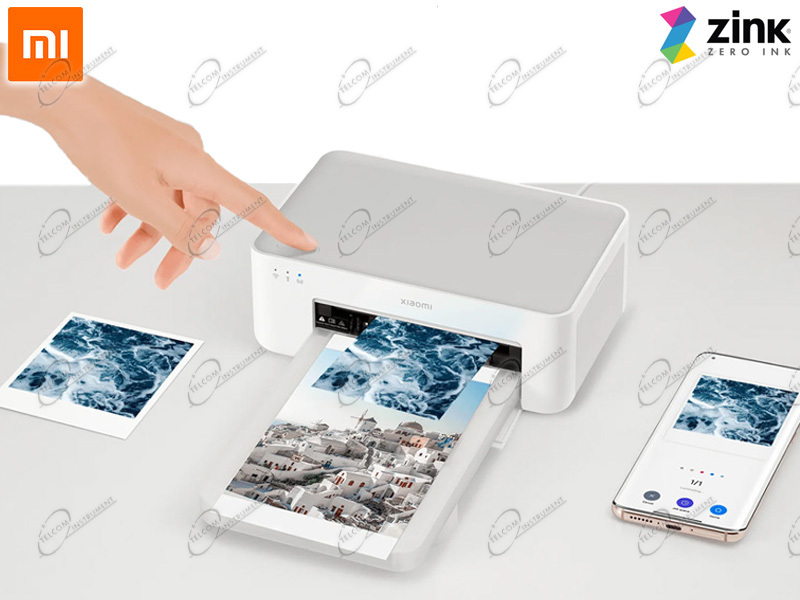 Stampante xiaomi di foto dal telefono smartphone su carta lucida: instant  photo printer ha connessione wi-fi - xiaomi-photo-set 