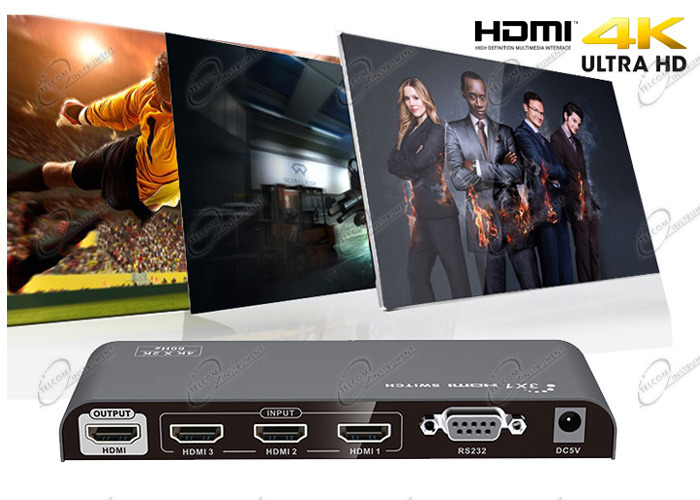 SWITCH HDMI 3X1 È PER COLLEGARE ALLO SMART TV FINO A 3 DISPOSITIVI INGRESSO VIDEO 4K 1080P