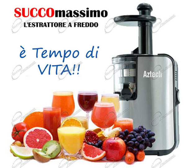 Estrattore di succo da frutta e verdura a bassa velocitÀ