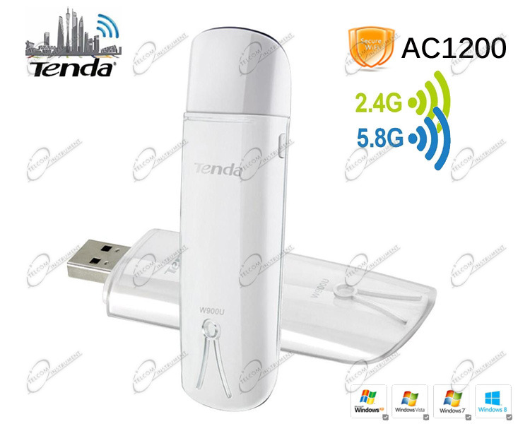 CHIAVETTA USB WIRELESS DUAL BAND AC1200: ADATTATORE WI-FI PER CONNESSIONE INTERNET A MODEM ADSL O FIBRA