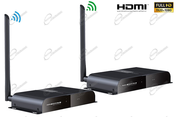 ESTENSORE WIRELESS SEGNALE HDMI: EXTENDER HDMI WIFI CON RISOLUZIONE HD 1080P E TELECOMANDO