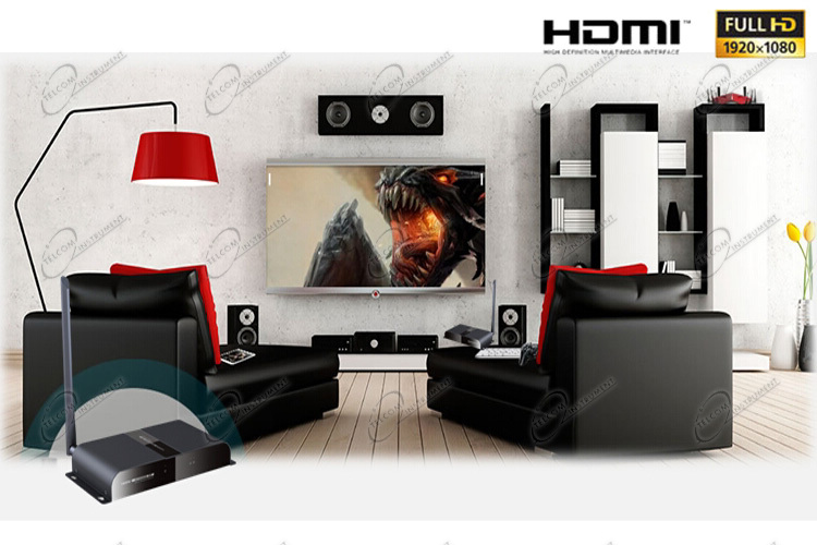 ESTENSORE WIRELESS SEGNALE HDMI: EXTENDER HDMI WIFI CON RISOLUZIONE HD 1080P E TELECOMANDO