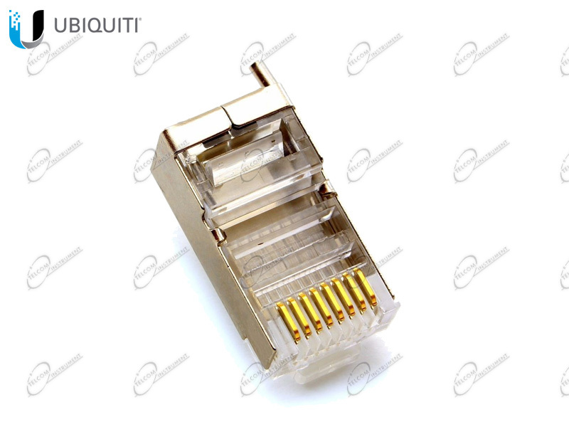 Connettori rj45 ubiquiti per cavo di rete ethernet ftp: tc-con connettore  rj45 a crimpare schermato - ubnt-rj45 