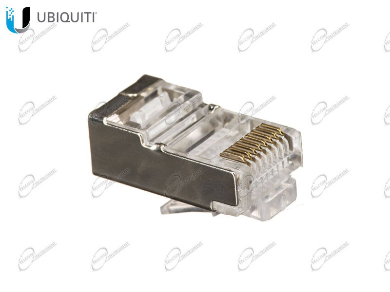 Connettori rj45 ubiquiti per cavo di rete ethernet ftp: tc-con connettore  rj45 a crimpare schermato - ubnt-rj45 