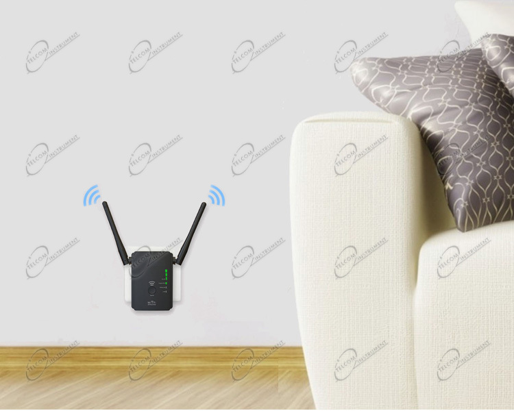 Amplificatore ripetitore wifi per interno con antenne: range extender per  avere copertura wireless in casa - wifi-wlamp-n300 