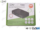 DECODER TV DIGITALE TERRESTRE HDMI SUPPORTA HEVC 10BIT CON TUNER DVB-T2: I-ZAP T366 HD NERO PER SWITCHOFF