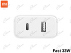 XIAOMI ALIMENTATORE FAST 33W PER RICARICA RAPIDA SMARTPHONE: CARICATORE CELLULARI DUAL PORT USB