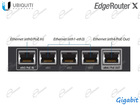 UBIQUITI EDGEROUTER X CON 5 PORTE DI RETE GIGABIT: EDGE ROUTER MODELLO ER-X PER VLAN