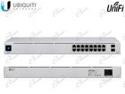 UBIQUITI UNIFI MANAGED SWITCH 16 PORTE DI RETE GIGABIT: SWITCH UNIFI USW-16-POE GEN2 HA 8 PORTE POE