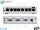 UBIQUITI UNIFI SWITCH 8 PORTE DI RETE LAN GIGABIT LAYER 2, NO POE, MODELLO US-8-EU