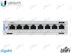 UBIQUITI UNIFI SWITCH 8 PORTE DI RETE LAN GIGABIT LAYER 2, NO POE, MODELLO US-8-EU