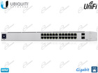 UNIFI SWITCH USW X24 PORTE DI RETE GIGABIT E DUE SFP: UBIQUITI USW 24 POE SWITCH LAN GEN2