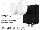 CONVERTITORE LNB È UN MONOBLOCCO INVERTO PER ASTRA E HOTBIRD, È UN LNB DUAL FEED PER DUE RICEVITORI SATELLITARI