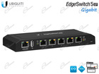 UBIQUITI EDGESWITCH ES-5XP SWITCH POE MANAGED HA 5 PORTE DI RETE LAN GIGABIT CON ALIMENTAZIONE POE PASSIVE 24V