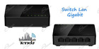 SWITCH GIGABIT TENDA SG105 È SWITCH DI RETE LAN ETHERNET CON 5 PORTE GIGABIT