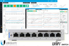 UNIFI SWITCH US-8-60W CON 8 PORTE LAN GIGABIT: UBIQUITI SWITCH UNIFI HA 4 PORTE DI RETE POE 802.3AF POTENZA 60W