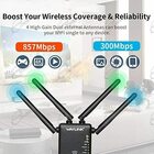 AMPLIFICATORE WIRELESS RANGE EXTENDER WIFI AC1200: RIPETITORE WI-FI DA INTERNO CON 4 ANTENNE E 2 LAN GIGABIT