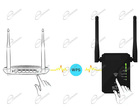 AMPLIFICATORE RIPETITORE WIFI PER INTERNO CON ANTENNE: RANGE EXTENDER PER AVERE COPERTURA WIRELESS IN CASA