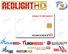 ABBONAMENTO REDLIGHT TV PER VEDERE 9 CANALI HOT CON FILM XXX: SCHEDA REDLIGHT VIACESS PER 12 MESI