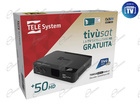 TELESYSTEM TS9018 DECODER TIVUSAT HD CON SCHEDA PER VEDERE CANALI RAI E IL CALCIO ZONA DAZN DA SATELLITE