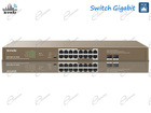 SWITCH DI RETE LAN GIGABIT TENDA CON 16 PORTE ETHERNET POE AF E DUE PORTE SFP POTENZA 250W