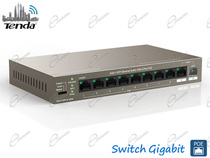 SWITCH DI RETE GIGABIT 8 PORTE POE DESKTOP UNMANAGED POTENZA 102W ED INGRESSO UPLINK LAN ETHERNET