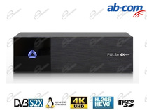 DECODER AB-COM PULSE 4K CON TUNER SATELLITARE DVB-S2X MULTISTREAM, LETTORE SMARTCARD, SLOT CAM PER TIVUSAT 4K