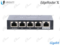 UBIQUITI EDGEROUTER X CON 5 PORTE DI RETE GIGABIT: EDGE ROUTER MODELLO ER-X PER VLAN