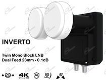 CONVERTITORE LNB È UN MONOBLOCCO INVERTO PER ASTRA E HOTBIRD, È UN LNB DUAL FEED PER DUE RICEVITORI SATELLITARI