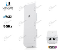 UBIQUITI NANOSTATION M5 PER CONNESSIONE INTERNET WIRELESS A DISTANZA: UBIQUITI NSM5 ROUTER CPE CON ANTENNA