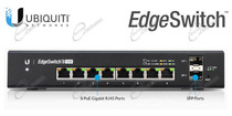 UBIQUITI EDGESWITCH X8 PORTE LAN GIGABIT E SFP: MANAGED SWITCH RETE ES-8-150W CON ALIMENTAZIONE POE 802.3AF