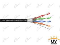 CAVO DI RETE FTP SCHERMATO DI ALTA QUALITÀ, CON GUAINA UV PER INTERNO O ESTERNO: CAVO DI RETE ETHERNET SCHERMATO CAT.5E